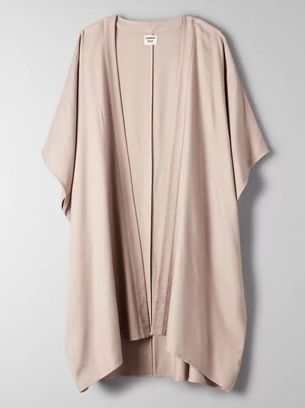 Aritzia Sunday Best taupe Aitken kimono cardigan